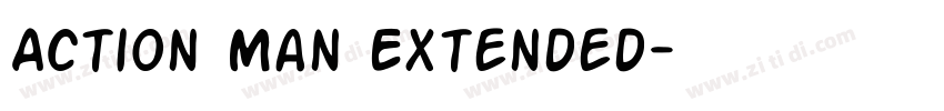 Action Man Extended字体转换